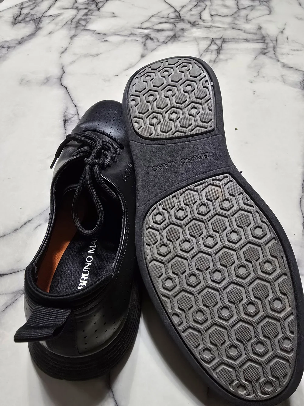 Bruno Marc Mens Shoes Size 11 Black X366XEEY